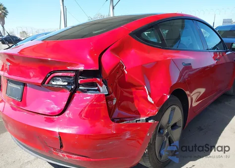 2021 Tesla Model 3 Standard Range Plus Rear-Wheel Drive from USA, damaged, VIN 5YJ3E1EA5MF095085